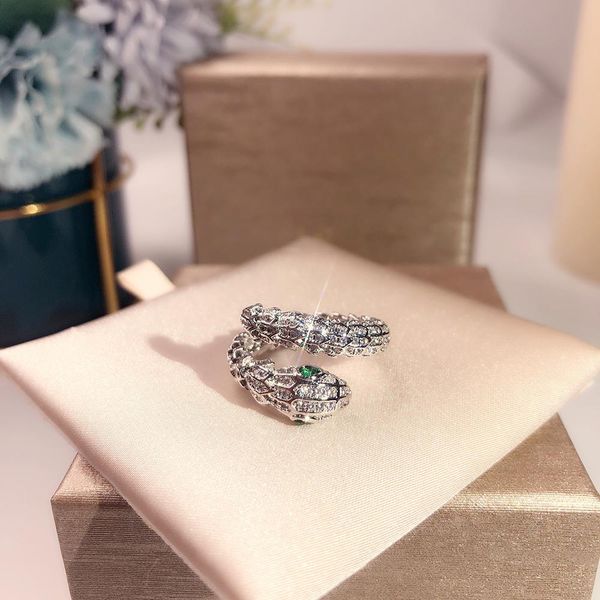 snake ring golden classic fashion party jewelry for women rose gold wedding luxurious full drilling snake open size rings ing, Silver
snake ring golden classic fashion party jewelry for women rose gold wedding luxurious full drilling snake open size rings ing, Silver