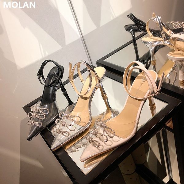 molan brand design 2020 autumn luxury bling rhinestone butterfly-knot comfy platform women sandals party casual high thin heels, Black
molan brand design 2020 autumn luxury bling rhinestone butterfly-knot comfy platform women sandals party casual high thin heels, Black