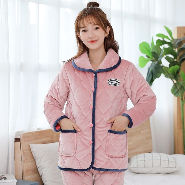 tniuk crystal velvet flannel women's thickened three-layer cotton pajamas crystal cotton-padded coral fleece japanese and korean home w, Blue;red
tniuk crystal velvet flannel women's thickened three-layer cotton pajamas crystal cotton-padded coral fleece japanese and korean home w, Blue;red