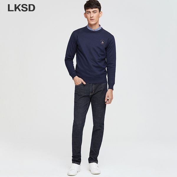 men's jeans lksd autumn winter causal simple men fashion high waist straight ankel-length pants u16190052, Blue
men's jeans lksd autumn winter causal simple men fashion high waist straight ankel-length pants u16190052, Blue