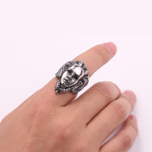 greek mythology gorgon monster rings men horror venomous snakes snake hair medusa ring punk biker accessories jewelry, Golden;silver
greek mythology gorgon monster rings men horror venomous snakes snake hair medusa ring punk biker accessories jewelry, Golden;silver