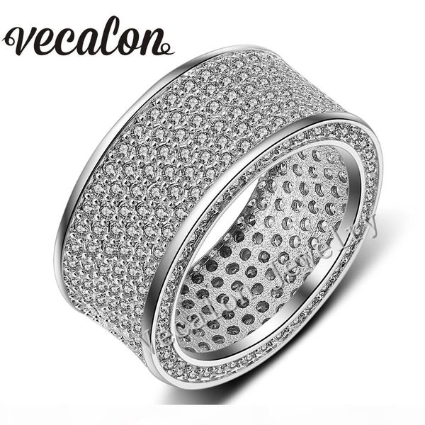 vecalon full 320pcs simulated diamond cz wedding band ring for women 10kt white gold filled female engagement band sz 5-11, Slivery;golden
vecalon full 320pcs simulated diamond cz wedding band ring for women 10kt white gold filled female engagement band sz 5-11, Slivery;golden