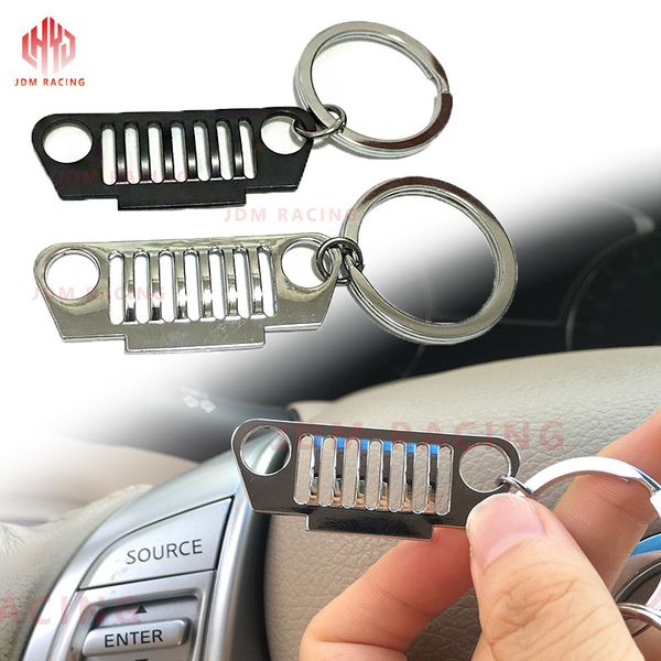 stainless steel car front grill design car key chain grill keychain key ring for cj jk tj yj xj accessories enthusiasts, Silver
stainless steel car front grill design car key chain grill keychain key ring for cj jk tj yj xj accessories enthusiasts, Silver