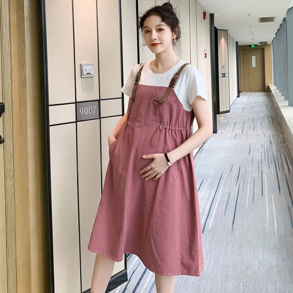 pregnant women embroidered dress summer short sleeve cotton patchwork faux two pieces clothes drawstring waist maternity dress, White
pregnant women embroidered dress summer short sleeve cotton patchwork faux two pieces clothes drawstring waist maternity dress, White