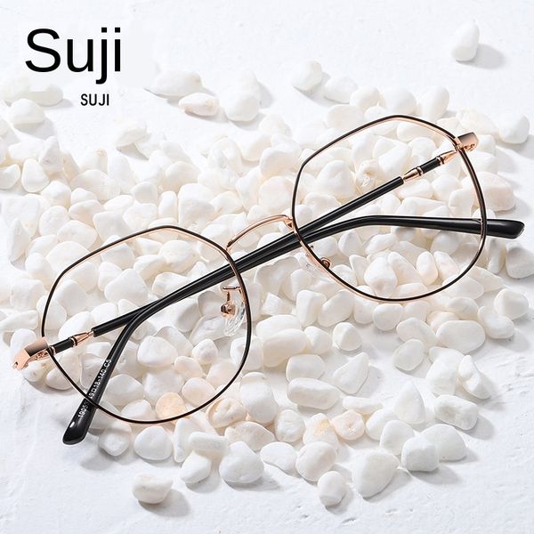 new plain polygon metal women's new plain polygon frame metal glasses frame fashion women's fashion glasses, Silver
new plain polygon metal women's new plain polygon frame metal glasses frame fashion women's fashion glasses, Silver