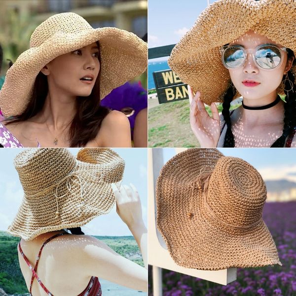 korean travel beach straw big eaves handmade straw korean summer beach foldable sun hat sun hat, Blue;gray
korean travel beach straw big eaves handmade straw korean summer beach foldable sun hat sun hat, Blue;gray