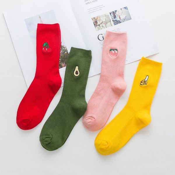 fruit embroidery stacked medium fruit cotton medium tube socks avocado tide socks, Pink;yellow
fruit embroidery stacked medium fruit cotton medium tube socks avocado tide socks, Pink;yellow