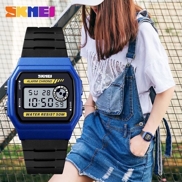 shikemei electronic multi-functional student waterproof electronic watch korean simple fashion watch couple, Blue
shikemei electronic multi-functional student waterproof electronic watch korean simple fashion watch couple, Blue
