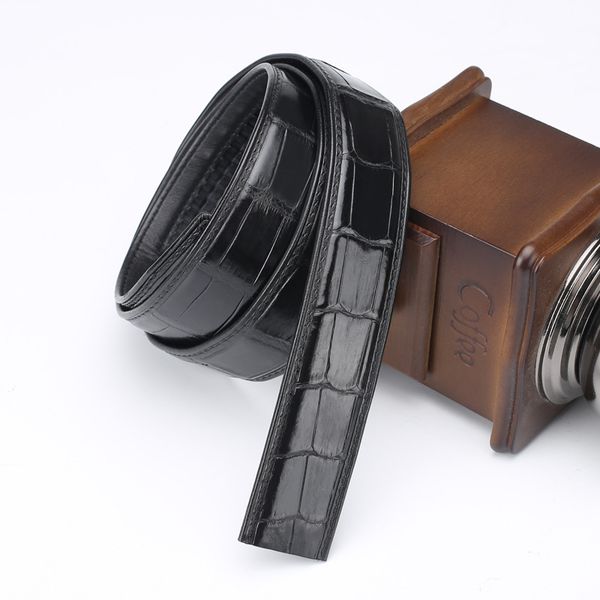 authentic crocodile belly skin male waist belt for automatic buckle genuine exotic alligator leather belt male black brown strap
authentic crocodile belly skin male waist belt for automatic buckle genuine exotic alligator leather belt male black brown strap