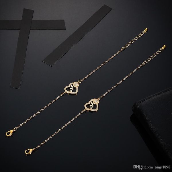 lovely micro cz zircon love charm bracelet femme adjustable chain family christmas bracelets jewelry for women girls, Black
lovely micro cz zircon love charm bracelet femme adjustable chain family christmas bracelets jewelry for women girls, Black