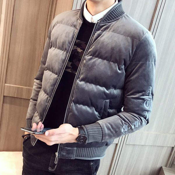 men's jackets velvet cotton-padded jacket in winter male students cultivate one's morality leisure youth embroidered coat, Black;brown
men's jackets velvet cotton-padded jacket in winter male students cultivate one's morality leisure youth embroidered coat, Black;brown