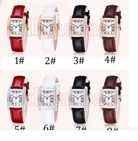 moq=1pcs fashion elegant korean women's casual square simple quartz wristwatches calendar leather strap 8 colors ship, Slivery;brown
moq=1pcs fashion elegant korean women's casual square simple quartz wristwatches calendar leather strap 8 colors ship, Slivery;brown