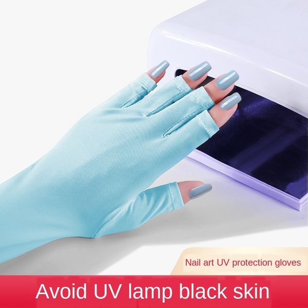 nail anti-ultraviolet exposed finger sunscreen lamp anti-radiation special nail tool gloves and gloves anti-black half finger sleeve 
nail anti-ultraviolet exposed finger sunscreen lamp anti-radiation special nail tool gloves and gloves anti-black half finger sleeve