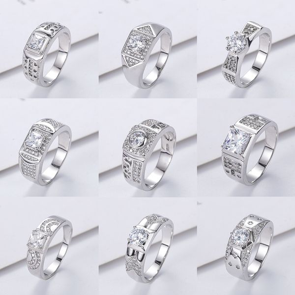 mens ring european and american fashion square diamond big mens ring cross border popular accessories lovers manufacturers direct wholesale, Golden;silver
mens ring european and american fashion square diamond big mens ring cross border popular accessories lovers manufacturers direct wholesale, Golden;silver