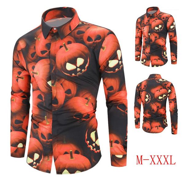 printed halloween style covered button slim long sleeve casual male clothing autumn mens designer shirts 3d digital, White;black
printed halloween style covered button slim long sleeve casual male clothing autumn mens designer shirts 3d digital, White;black