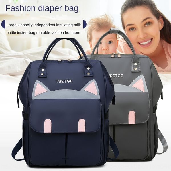 multi-functional double-shoulder mommy cat cute cartoon thermal insulation mommy bag large capacity cat mother and baby bag
multi-functional double-shoulder mommy cat cute cartoon thermal insulation mommy bag large capacity cat mother and baby bag