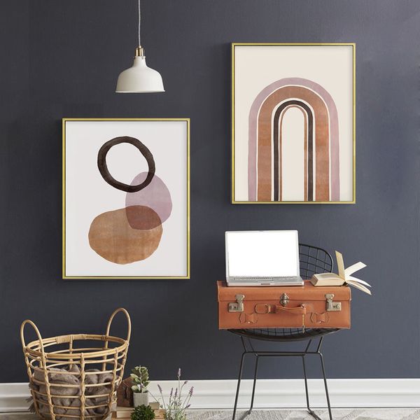 modern boho wall art burnt orange abstract print minimalist canvas paintings nordic painting pictures for living room home decor
modern boho wall art burnt orange abstract print minimalist canvas paintings nordic painting pictures for living room home decor