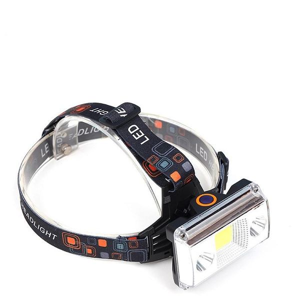 10000 Lumens Cob Led Headlamp Usb Charging Headlight Tactical 4-mode Bicycle Hunting Head Light