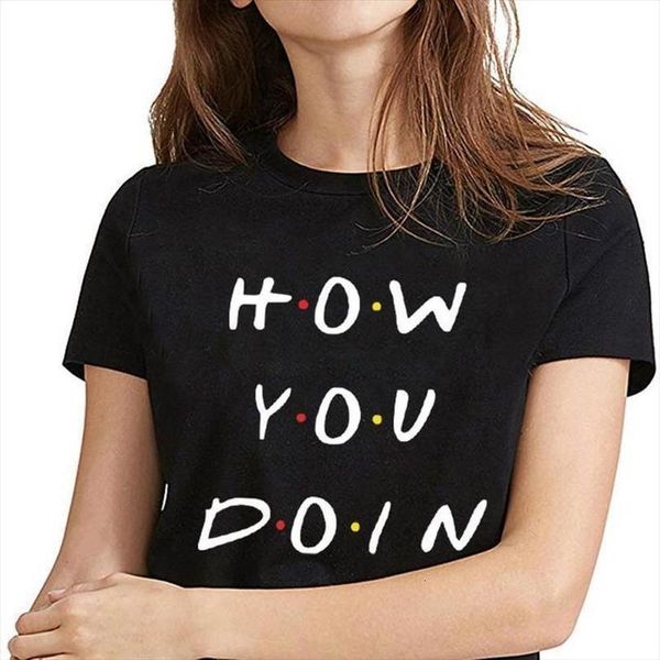 how you doin hipster slogan vogue t shirt women friends tshirt black summer clothes aesthetic tee shirt femme, White
how you doin hipster slogan vogue t shirt women friends tshirt black summer clothes aesthetic tee shirt femme, White