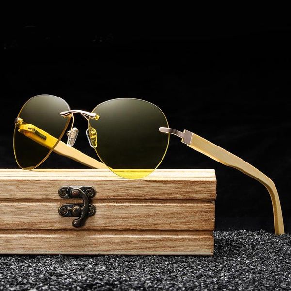yellow polarizer sunglasses bamboo car drivers night vision goggles polarized driving glasses anti-glare auto accessories, White;black
yellow polarizer sunglasses bamboo car drivers night vision goggles polarized driving glasses anti-glare auto accessories, White;black