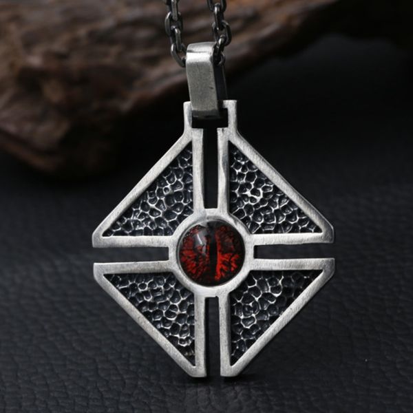 punk style 925 sterling silver handmade designer jewelry antique silver american european sauron's eyes necklace pendants eyes of the d
punk style 925 sterling silver handmade designer jewelry antique silver american european sauron's eyes necklace pendants eyes of the d