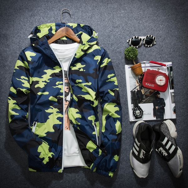camouflage sunscreen hooded men's korean-style thin jacket student's personality coat sun-proof clothes trendy fishing coat, Gray;blue
camouflage sunscreen hooded men's korean-style thin jacket student's personality coat sun-proof clothes trendy fishing coat, Gray;blue
