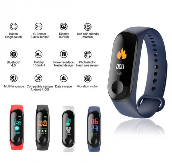 m3 smart wristband watch 0.96 inch screen blood pressure heart rate monitor fitness sport bracelet fitness watch for android ios
m3 smart wristband watch 0.96 inch screen blood pressure heart rate monitor fitness sport bracelet fitness watch for android ios