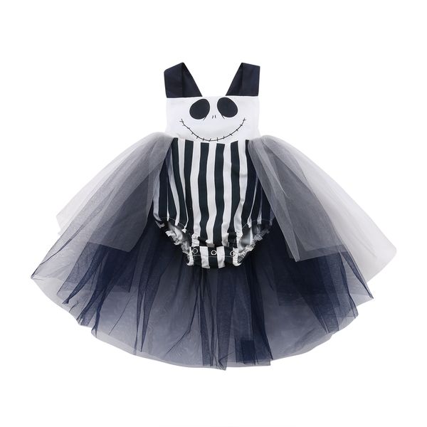 cute kids halloween bodysuit infant toddler baby girls sleeveless skull printed tulle jumpsuit bodysuit sunsuit outfits clothes, Blue
cute kids halloween bodysuit infant toddler baby girls sleeveless skull printed tulle jumpsuit bodysuit sunsuit outfits clothes, Blue