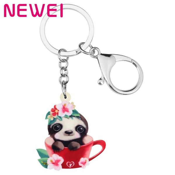 newei acrylic flower cup sloth key chains animal key rings for women girls teens men bag car purse decoration gift bulk, Silver
newei acrylic flower cup sloth key chains animal key rings for women girls teens men bag car purse decoration gift bulk, Silver