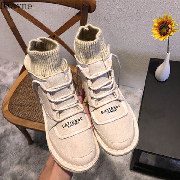 personality socks shoes female 2020 autumn new net red fashion flat bottom elastic knit wild casual shoes tide, Black
personality socks shoes female 2020 autumn new net red fashion flat bottom elastic knit wild casual shoes tide, Black