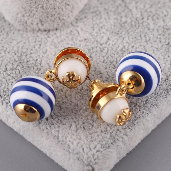 special style blue strip pearl beads in 1.1cm stud earring 18k gold plated women jewelry blue color ps5674, Golden
special style blue strip pearl beads in 1.1cm stud earring 18k gold plated women jewelry blue color ps5674, Golden