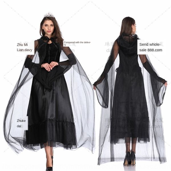 zhu long short mi love halloween death hell goddess witch demon vampire uniform long skirt black skirt ball party, Black;red
zhu long short mi love halloween death hell goddess witch demon vampire uniform long skirt black skirt ball party, Black;red