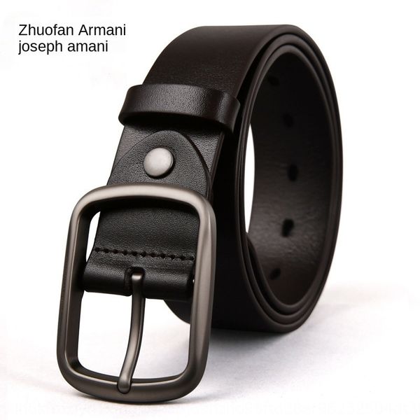 zhuofanmen's and jeans jeans belt genuine leather pure cowhide copper buckle tide pin buckle youth belt, Black;brown
zhuofanmen's and jeans jeans belt genuine leather pure cowhide copper buckle tide pin buckle youth belt, Black;brown