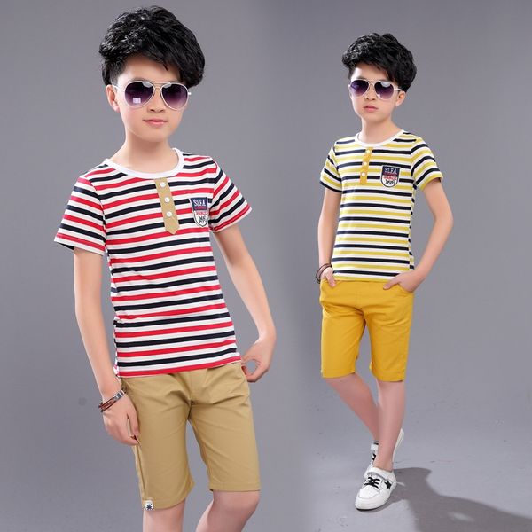 children 2020 casual sporty children's boys children's suit leisure suit summer short-sleeved in the big striped two-piece set
children 2020 casual sporty children's boys children's suit leisure suit summer short-sleeved in the big striped two-piece set