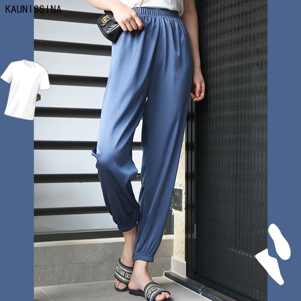 women's pants & capris women summer casual thin harem elastic waist high slim capri cool ladies soft trousers, Black;white
women's pants & capris women summer casual thin harem elastic waist high slim capri cool ladies soft trousers, Black;white