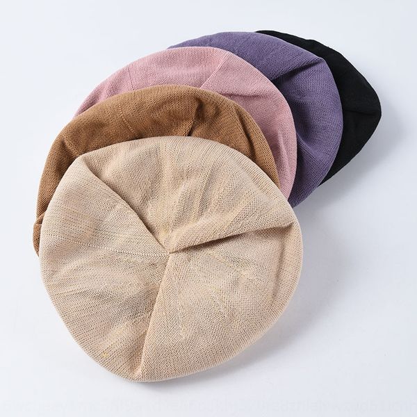 thin female artistic pure color knitted painter student all-match pleated painter's hat beret beret hat, Blue;gray
thin female artistic pure color knitted painter student all-match pleated painter's hat beret beret hat, Blue;gray