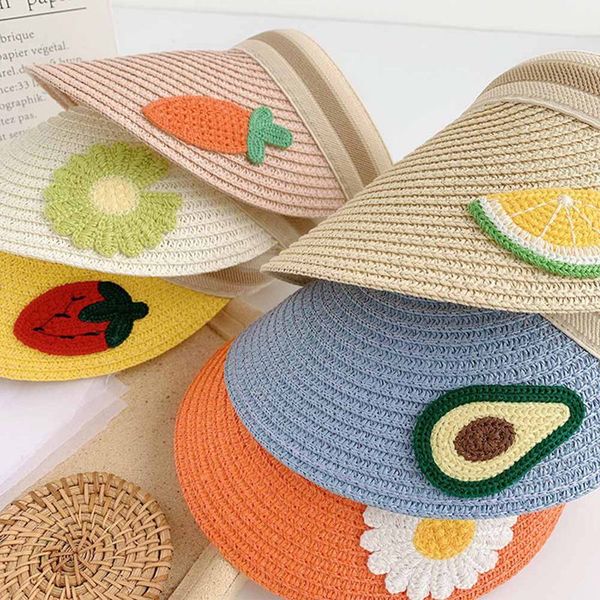 summer kids fruit pattern wide brim uv protection hat handmade straw cap sunhat kids suncap girls sun uv protect caps, Blue;gray
summer kids fruit pattern wide brim uv protection hat handmade straw cap sunhat kids suncap girls sun uv protect caps, Blue;gray