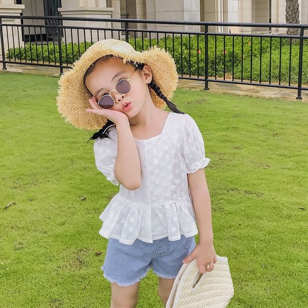 s5pw3 q.child's foreign style bubble sleeve short 2020 new children's short jacket children's shirt tong chen shan tong chen, White;black
s5pw3 q.child's foreign style bubble sleeve short 2020 new children's short jacket children's shirt tong chen shan tong chen, White;black