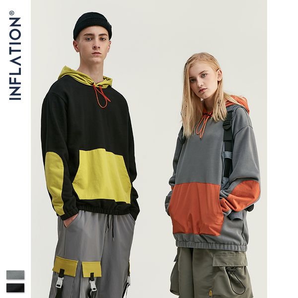 inflation autumn warm men hoodies 2020 fw collection color block hoodies trench patchwork men hip hop with pocket 9610w, Black
inflation autumn warm men hoodies 2020 fw collection color block hoodies trench patchwork men hip hop with pocket 9610w, Black