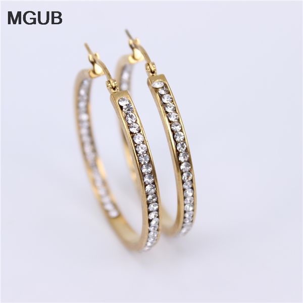 vintage gold/silver color stainless steel crystal circle hoop earrings for women ear clip party jewelry fashion gift lh783, Golden;silver
vintage gold/silver color stainless steel crystal circle hoop earrings for women ear clip party jewelry fashion gift lh783, Golden;silver