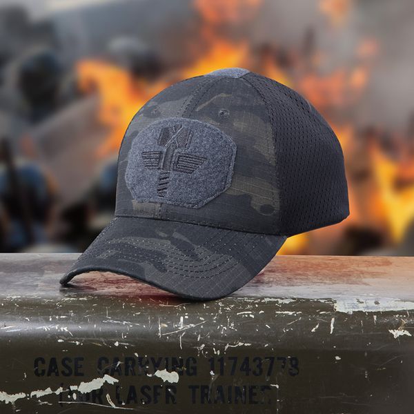 camouflage cs tactical mesh hat outdoor hunting leisure sports baseball cap hat cycling hats, Black
camouflage cs tactical mesh hat outdoor hunting leisure sports baseball cap hat cycling hats, Black