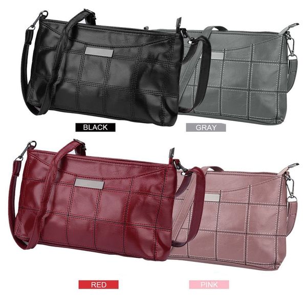 women handbag leather plaid messenger bag shoulder small square package 
women handbag leather plaid messenger bag shoulder small square package