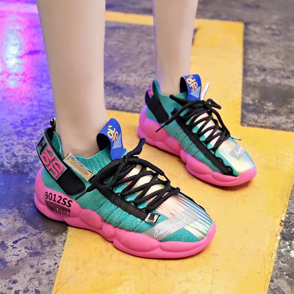 2020 femmes корзина грязного пластинчатого формного épaisse semelle даст décontracté vulcaniser chaussures web célébrité папенька ф décontra, Black 
2020 femmes корзина грязного пластинчатого формного épaisse semelle даст décontracté vulcaniser chaussures web célébrité папенька ф décontra, Black