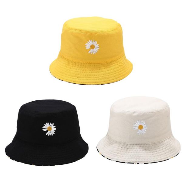 daisy flower bucket beach sun hat two sided headwear panama fisherman cap refined special caps bucket hat, Blue;gray
daisy flower bucket beach sun hat two sided headwear panama fisherman cap refined special caps bucket hat, Blue;gray