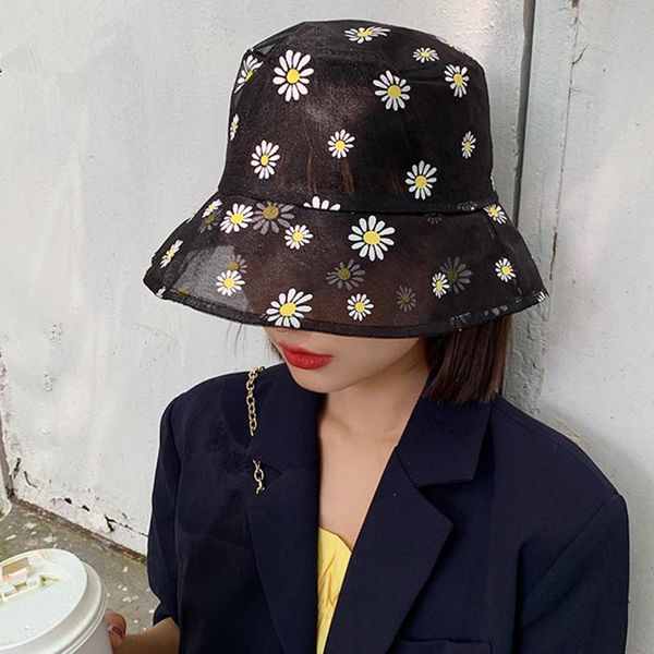 2 styles daisies embroidered buckets hat transparent panama lace flower beach hats women summer sunscreen casual fisherman cap, Blue;gray
2 styles daisies embroidered buckets hat transparent panama lace flower beach hats women summer sunscreen casual fisherman cap, Blue;gray