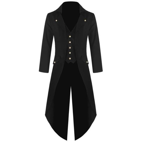 2020 men's coat steampunk retro tailcoat jacket long sleeve single breasted gothic coat men's uniform plus size 4xl#257805, White;black
2020 men's coat steampunk retro tailcoat jacket long sleeve single breasted gothic coat men's uniform plus size 4xl#257805, White;black