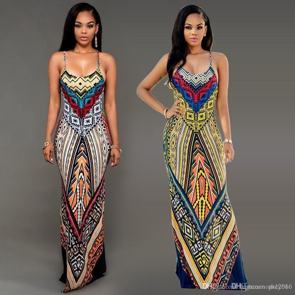 women dress spaghetti strap sleeveless vest striped plaid digital printing print lady sheath column waist casual long dresses skirt sz s-xl, Black;gray 
women dress spaghetti strap sleeveless vest striped plaid digital printing print lady sheath column waist casual long dresses skirt sz s-xl, Black;gray