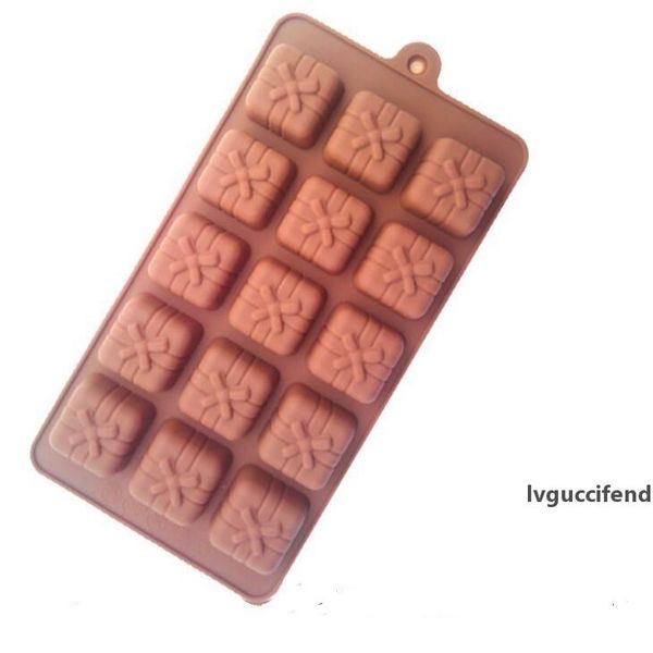 3d silicone mold 15 holes gift box shape mould for soap candy chocolate ice cake decorating tools for bakeware lx1705
3d silicone mold 15 holes gift box shape mould for soap candy chocolate ice cake decorating tools for bakeware lx1705
