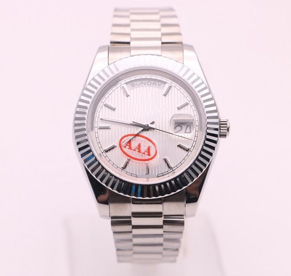 classic men 40mm automatic mechanical watch automatic movment sweeping movement stainless steel clock date week model watches 1502, Slivery;brown
classic men 40mm automatic mechanical watch automatic movment sweeping movement stainless steel clock date week model watches 1502, Slivery;brown