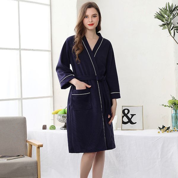 women's sleepwear robe summer kimono solid lady home dressing gown v-neck three quarter sleeve lightweight with belt peignoirs, Black;red
women's sleepwear robe summer kimono solid lady home dressing gown v-neck three quarter sleeve lightweight with belt peignoirs, Black;red
